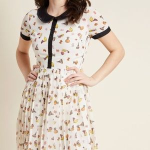 Modcloth Dress with Peter Pan Collar XL